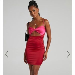 Showpo Ennis Dress in red/pink